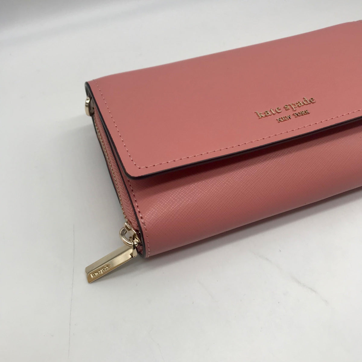 Kate Spade Blush Pink Spencer Flap Wallet