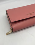 Kate Spade Blush Pink Spencer Flap Wallet