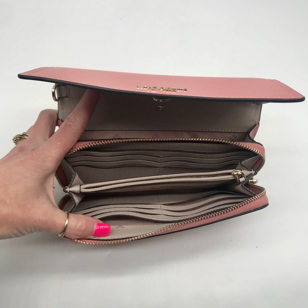 Kate Spade Blush Pink Spencer Flap Wallet