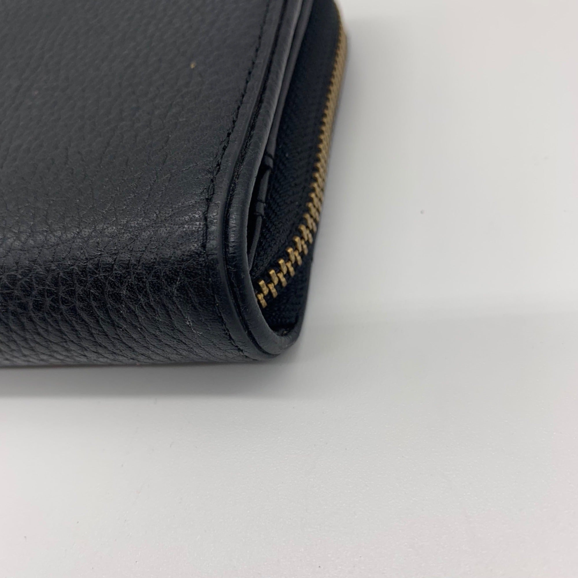 Kate Spade Black Pebbled Leather Continental Wallet