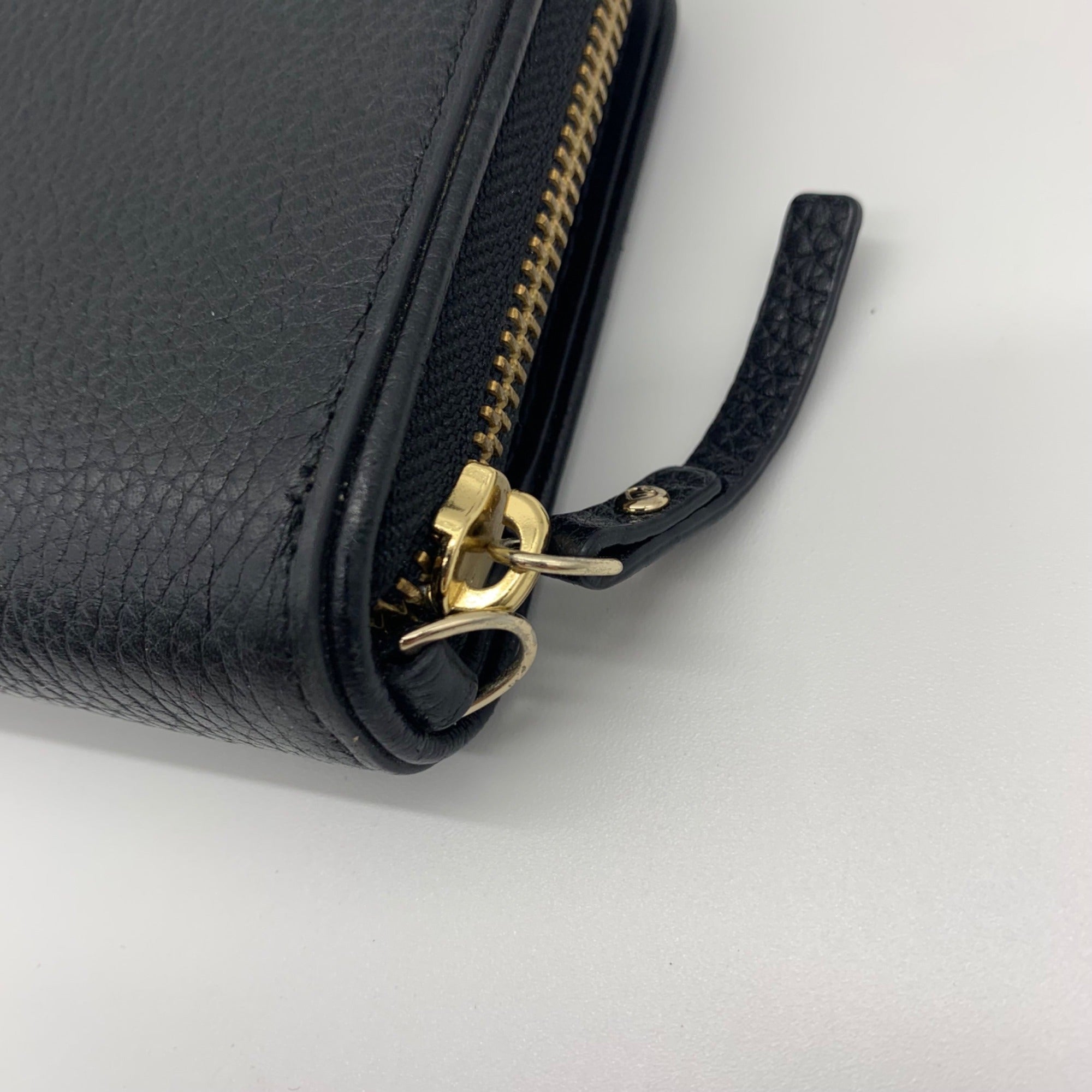 Kate Spade Black Pebbled Leather Continental Wallet