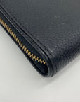 Kate Spade Black Pebbled Leather Continental Wallet