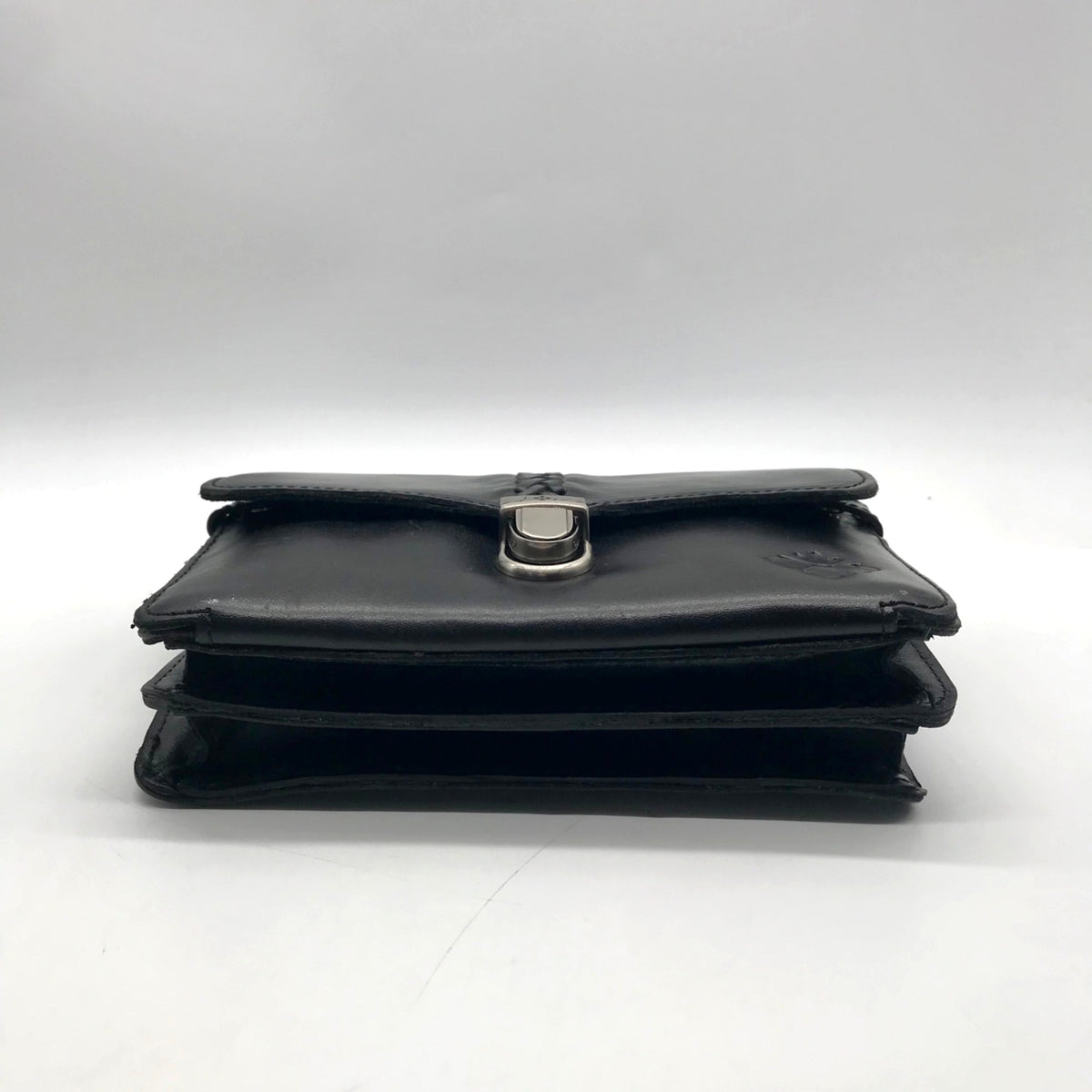Patricia Nash Black Leather Crossbody Bag