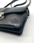Patricia Nash Black Leather Crossbody Bag