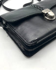 Patricia Nash Black Leather Crossbody Bag