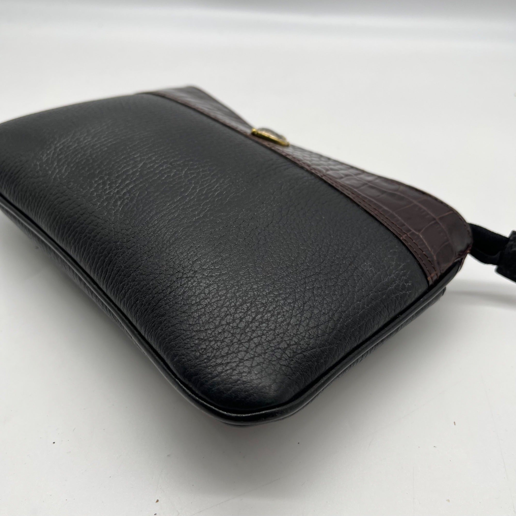 Brighton Two-Tone Brown &amp; Black Crossbody Bag