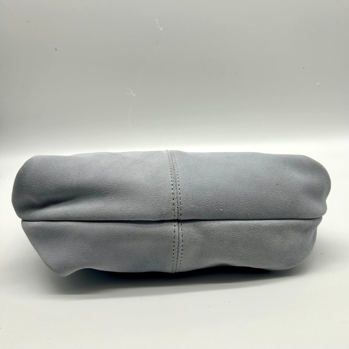 Aqua Small Blue Suede Hobo Bag