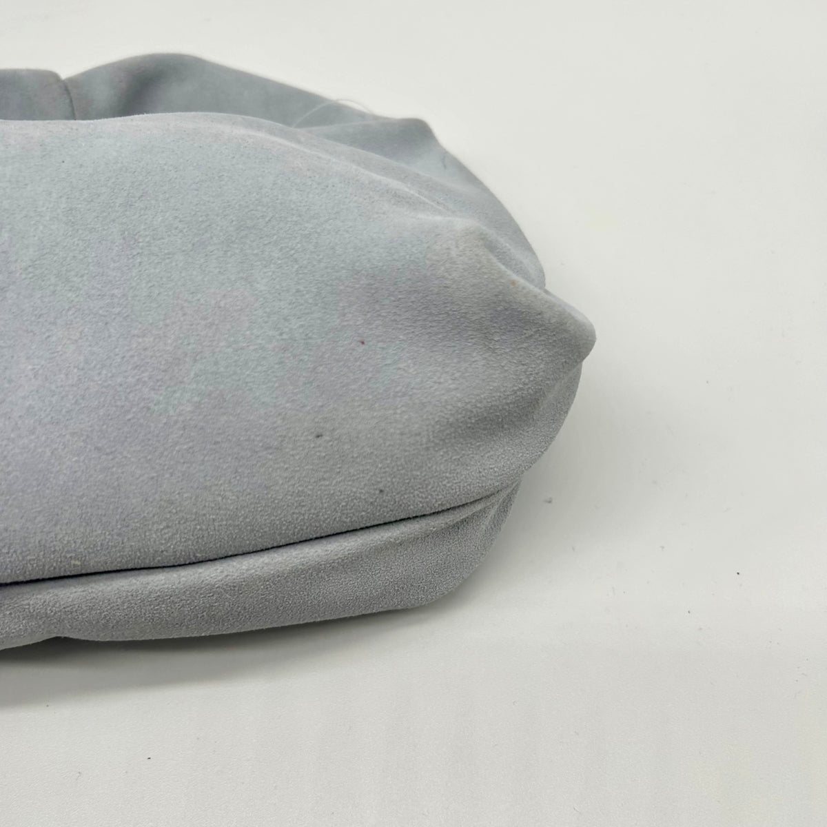 Aqua Small Blue Suede Hobo Bag