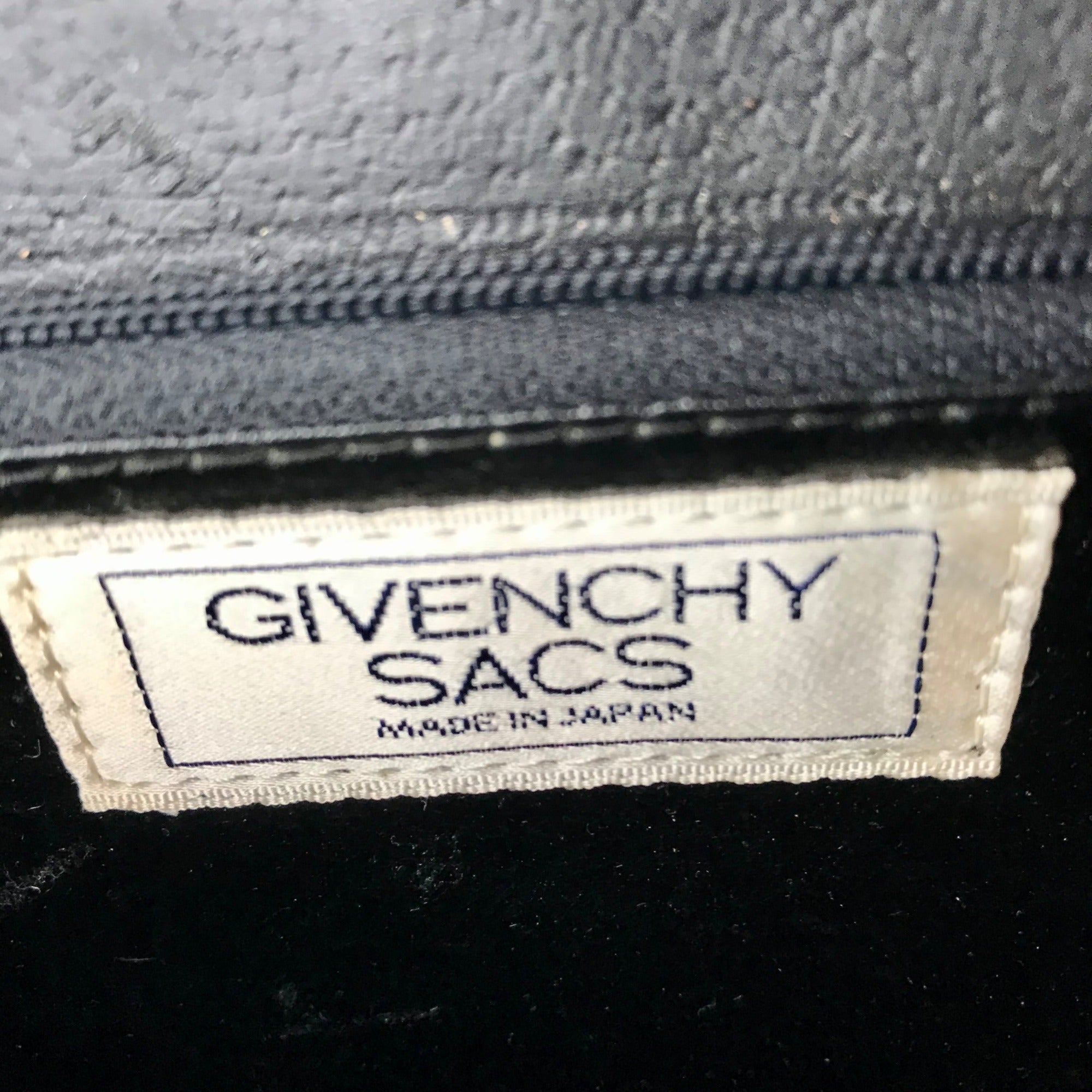 Givenchy Black Leather Vintage 4G Crossbody Bag