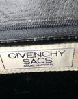 Givenchy Black Leather Vintage 4G Crossbody Bag