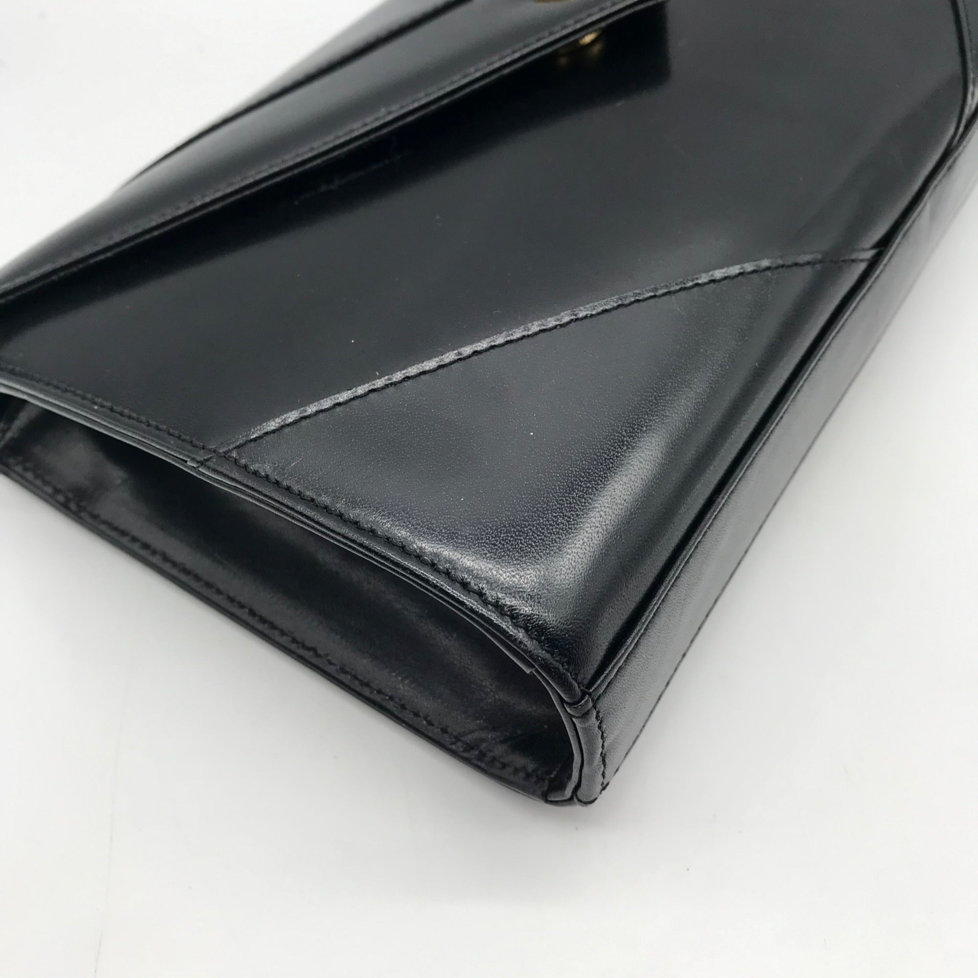Givenchy Black Leather Vintage 4G Crossbody Bag
