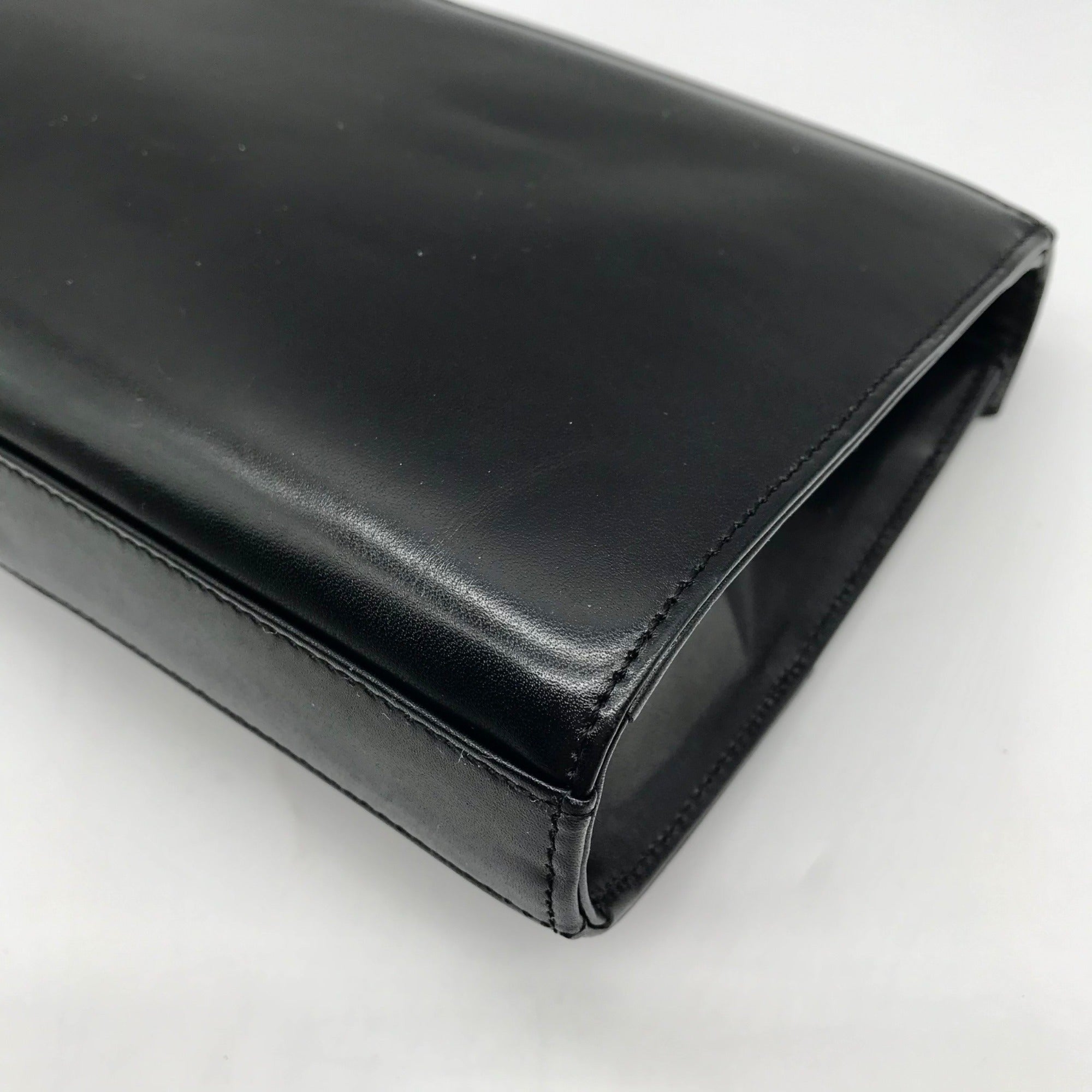 Givenchy Black Leather Vintage 4G Crossbody Bag