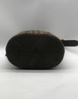 Coach Olive Green Suede Bleecker Bucket Bag