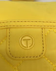 Talbots Neon Yellow Quilted Crossbody