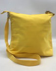 Talbots Neon Yellow Quilted Crossbody