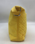 Talbots Neon Yellow Quilted Crossbody