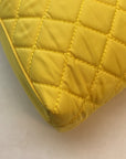 Talbots Neon Yellow Quilted Crossbody