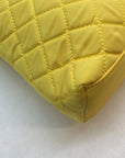 Talbots Neon Yellow Quilted Crossbody