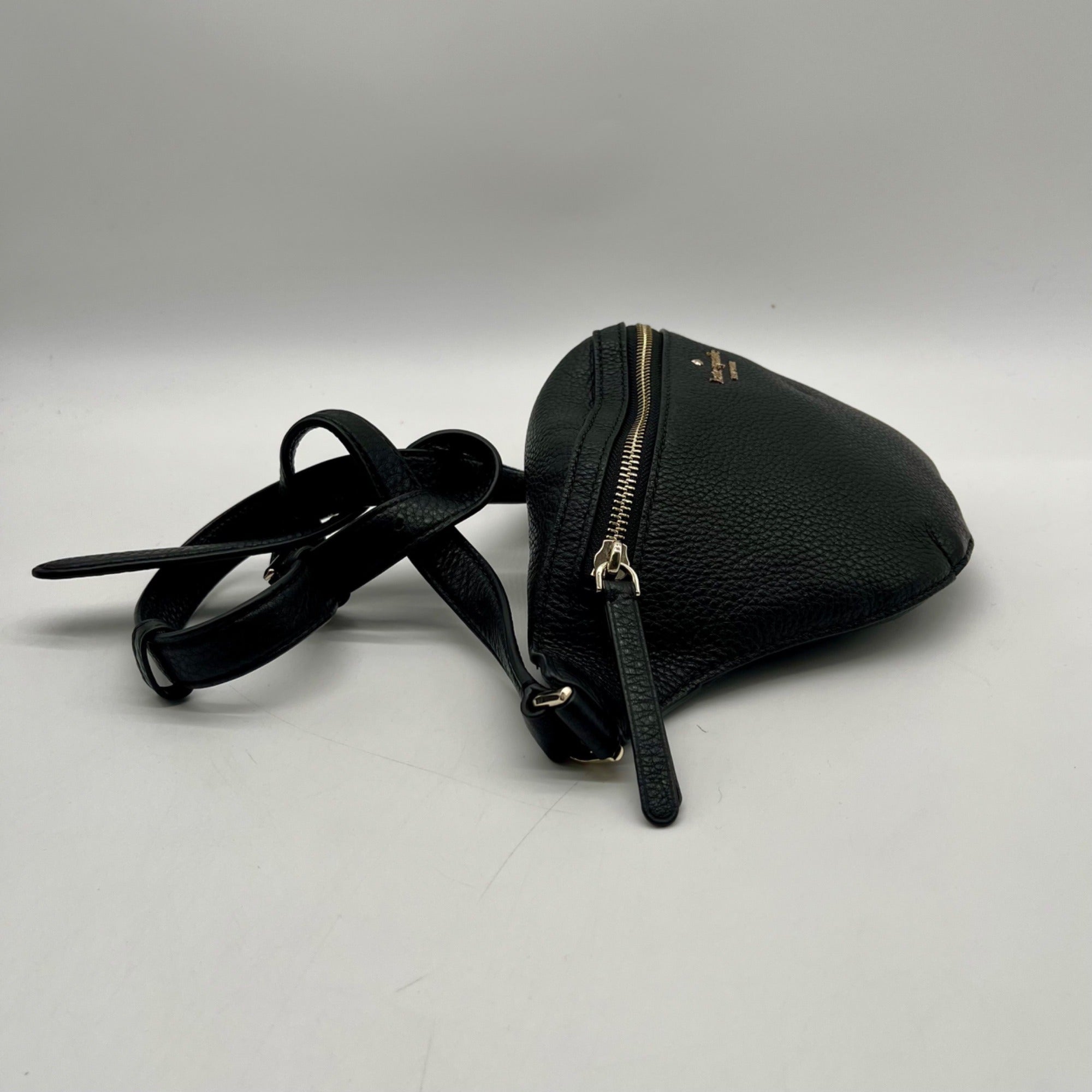 Kate Spade Black Pebbled Leather Chelsea Belt Bag