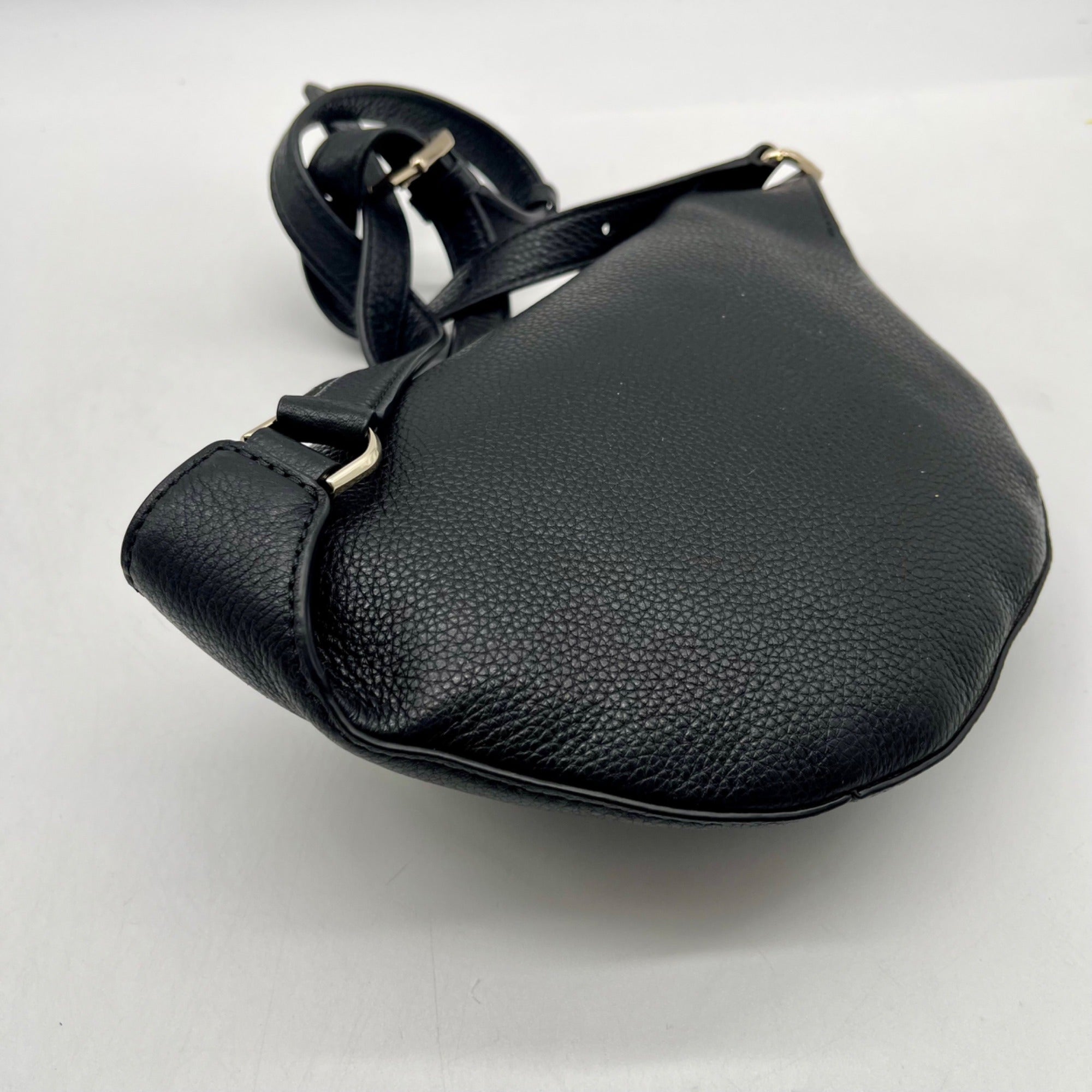 Kate Spade Black Pebbled Leather Chelsea Belt Bag