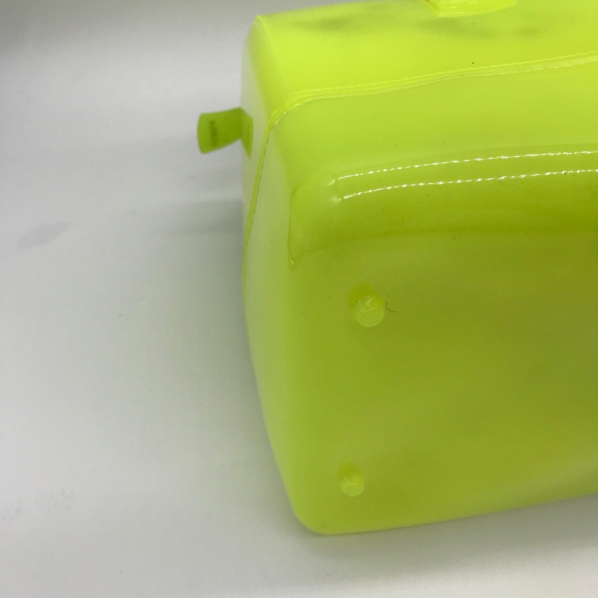 Furla Candy Neon Lime Yellow Tote Bag