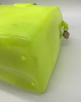 Furla Candy Neon Lime Yellow Tote Bag