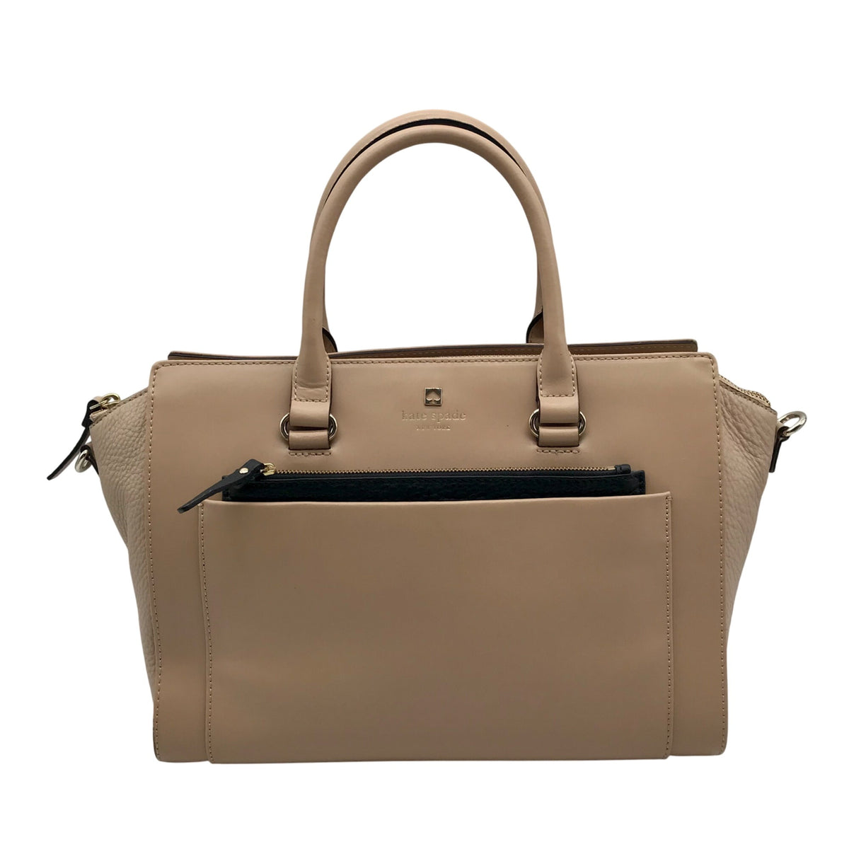 Kate Spade Tan Leather Hadley Street Convertible Satchel