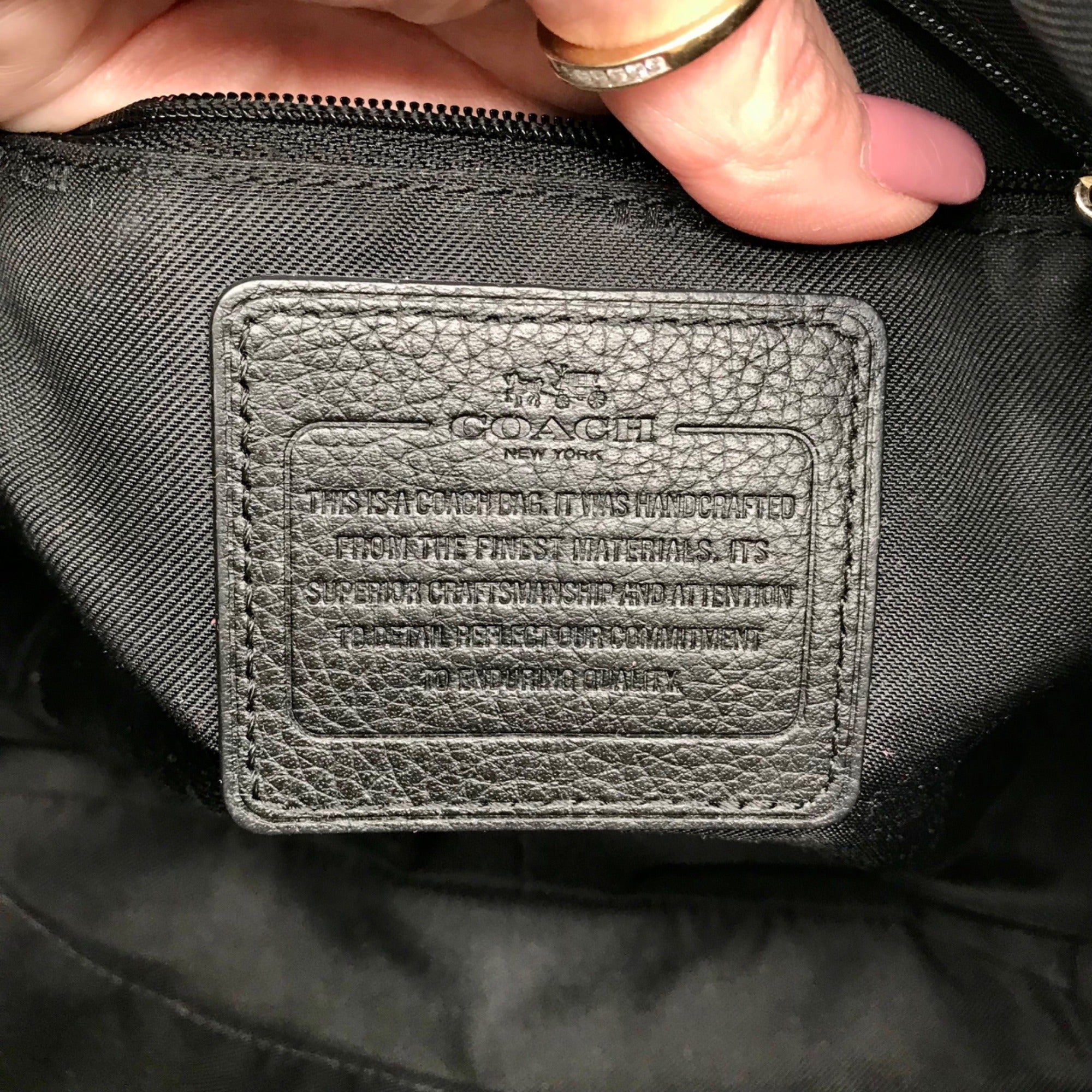 Coach Black Pebbled Leather Convertible Central Satchel Bag