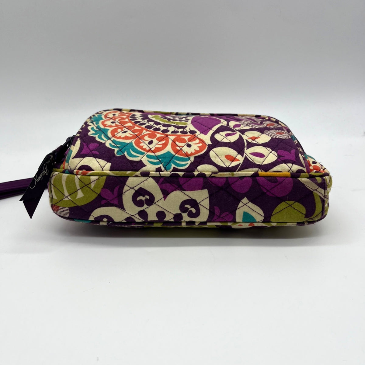 Vera Bradley Multi-Colored Plum Crazy Pattern Fabric Bag