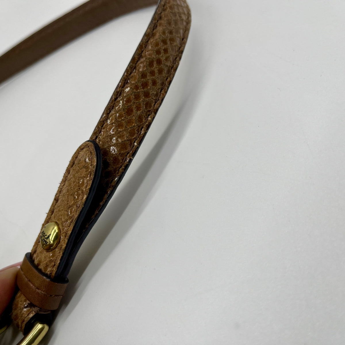 Coach Tan Signature Canvas Peyton Shoulder Bag 14504