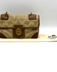 Coach Tan Signature Canvas Peyton Shoulder Bag 14504