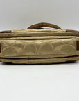 Coach Tan Signature Canvas Peyton Shoulder Bag 14504