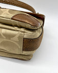 Coach Tan Signature Canvas Peyton Shoulder Bag 14504