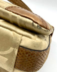 Coach Tan Signature Canvas Peyton Shoulder Bag 14504
