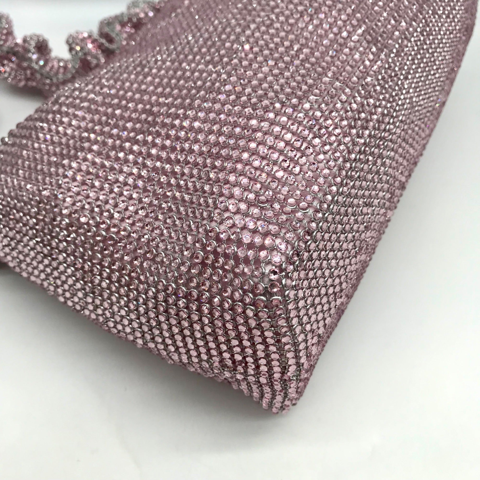 I.N.C. International Concepts Pink Dogwo Mesh Scrunch Shoulder Bag
