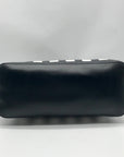 Kate Spade Black And White Canvas Checkered Grove Street Domed Satchel Bag