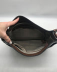 Charleston Brown Faux Leather Crossbody Bag