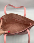 Kate Spade Flash Pink Glitter Tote Bag