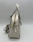 Kate Spade White Saffiano Leather Cameron Street Little Babe Satchel