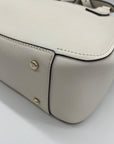 Kate Spade White Saffiano Leather Cameron Street Little Babe Satchel