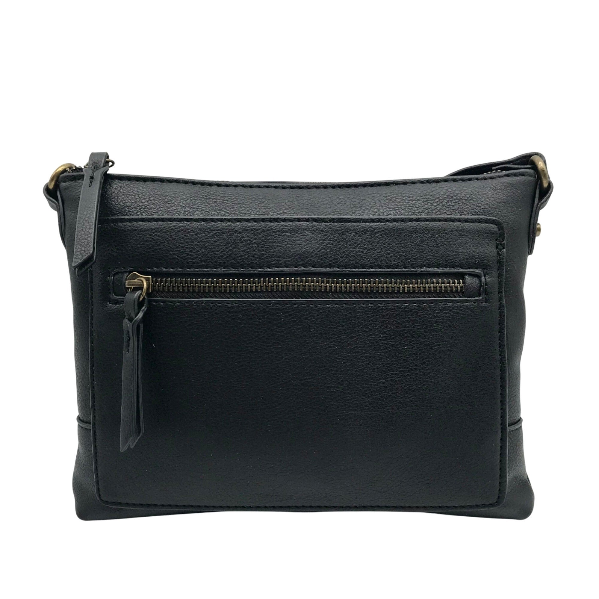 Style & Co Black East West Hudsonn Crossbody 