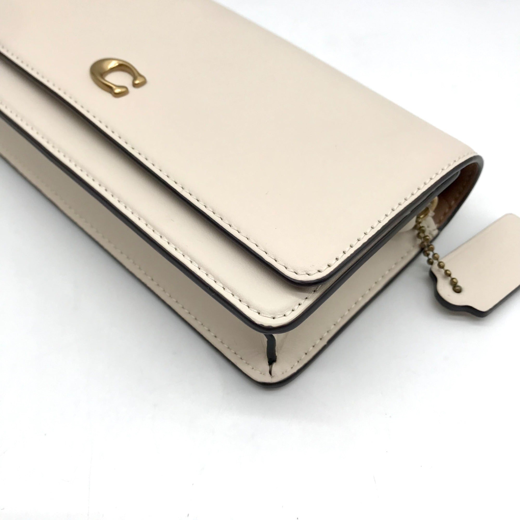 Coach Chalk Leather Evie Crossbody Bag CW586