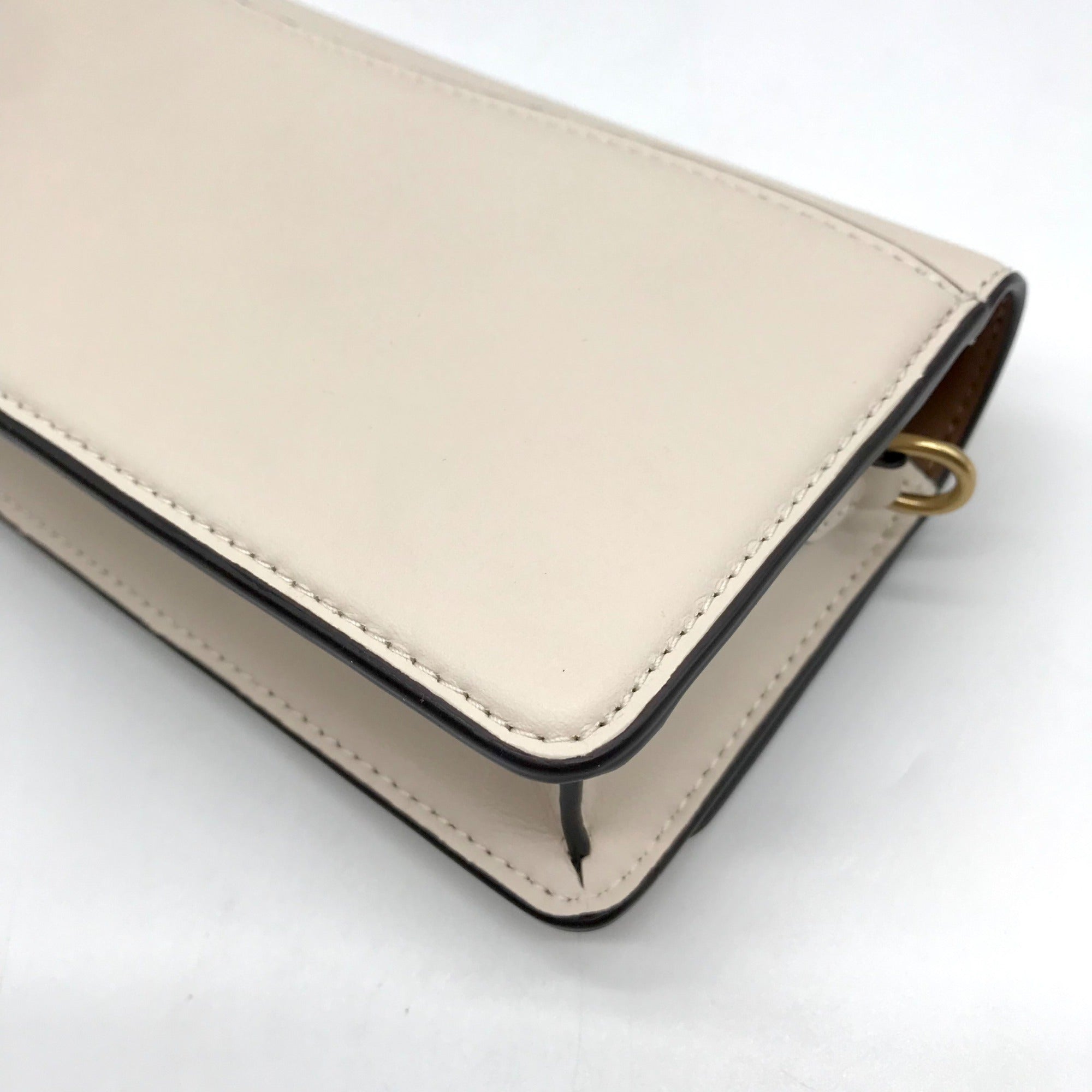 Coach Chalk Leather Evie Crossbody Bag CW586