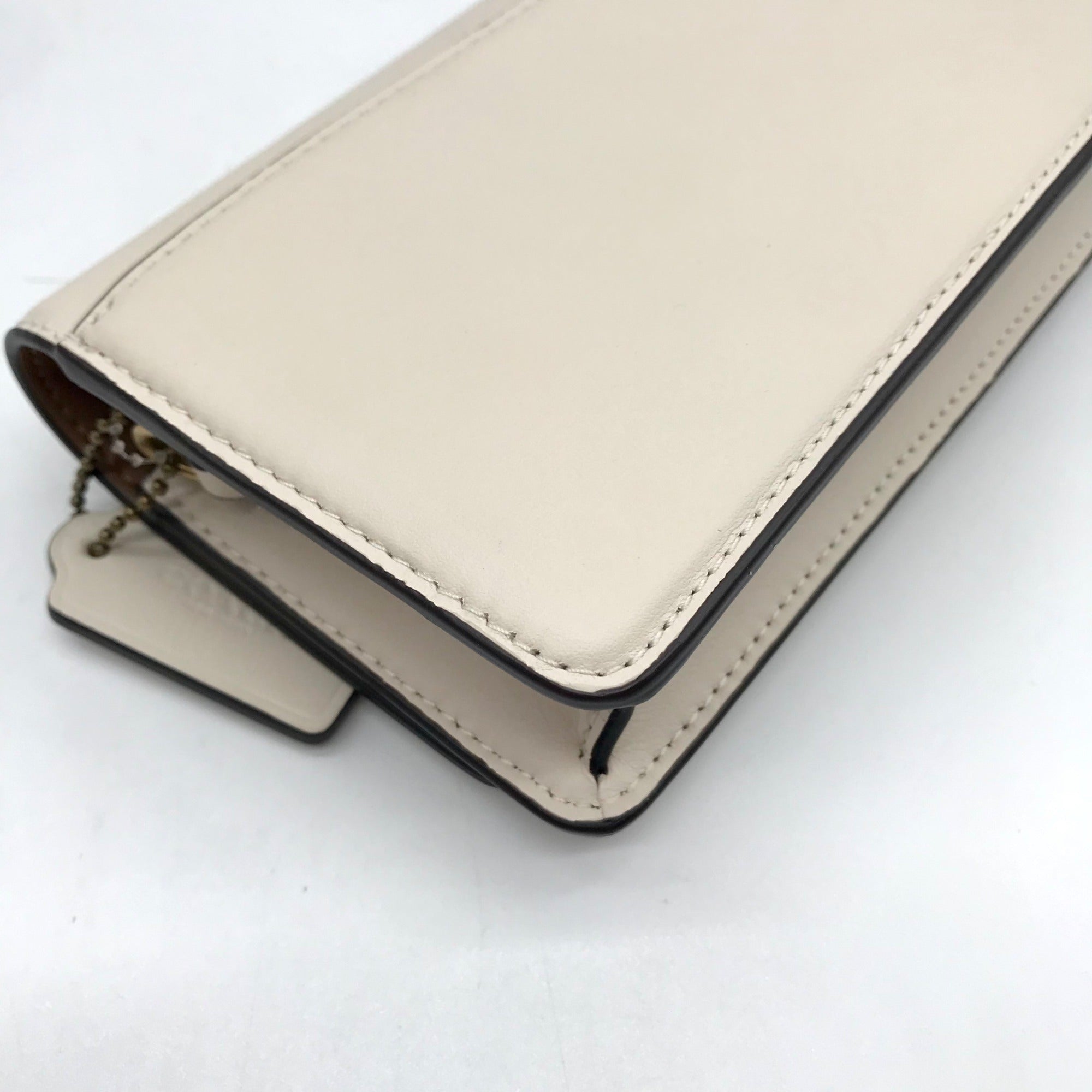 Coach Chalk Leather Evie Crossbody Bag CW586