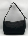 Mulberry Black Nylon Crossbody Messenger Bag 010090C