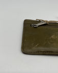 Hobo Green Euro Slide Leather Card Wallet
