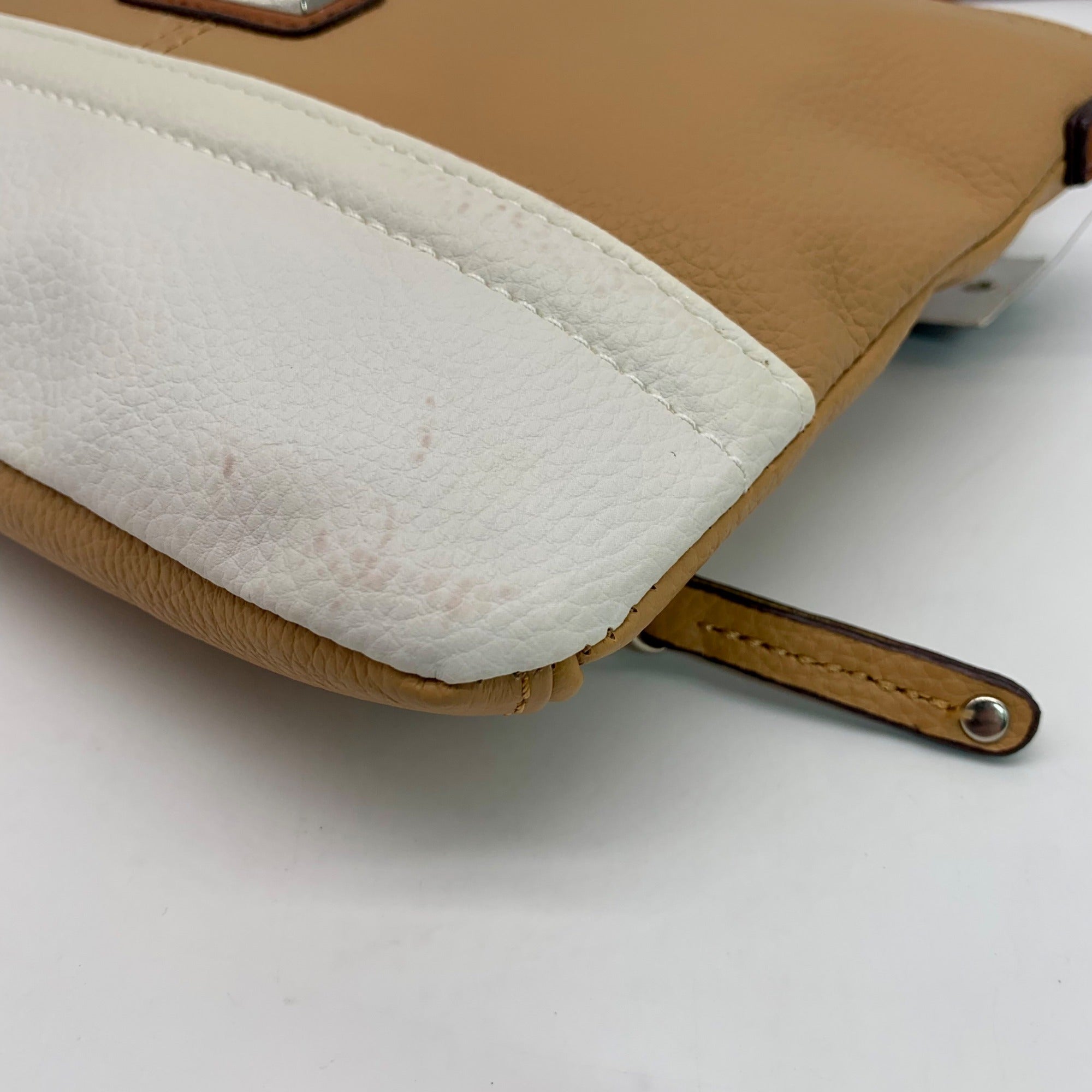 Tignanello Honey/White Leather Perfect Pockets Slim Crossbody