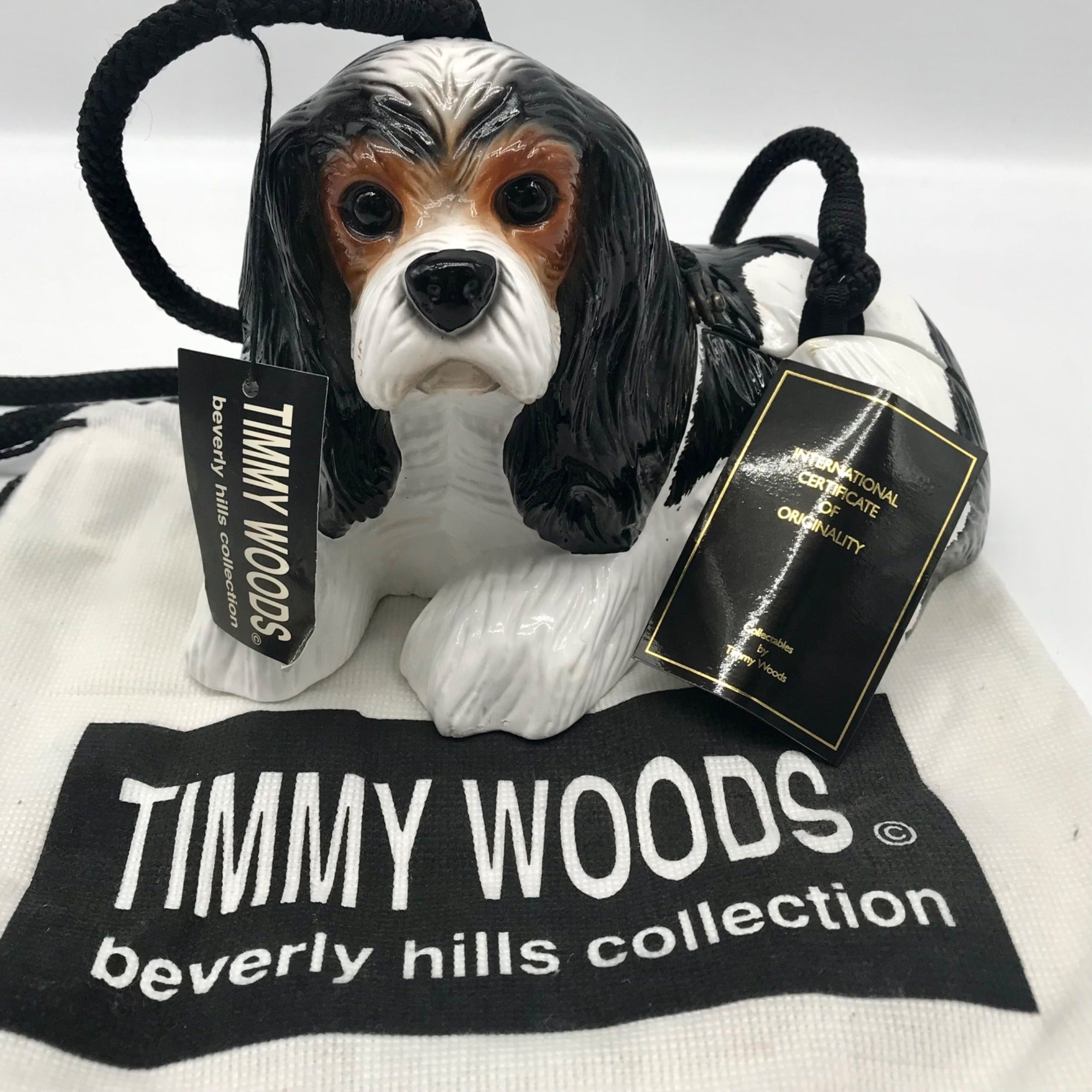 Timmy Woods Handcrafted Cavalier King Charles Arcadia Wood Crossbody