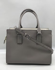 Kate Spade Gray Saffiano Leather Cameron Convertible Satchel And Wallet
