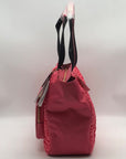 Coach Confetti Pink Ruched Nylon Court Tote Bag